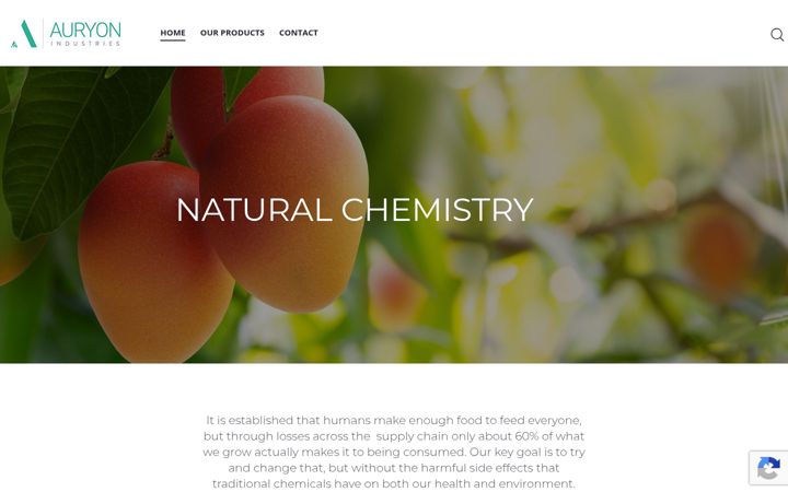 Screenshot of auryon.co.za