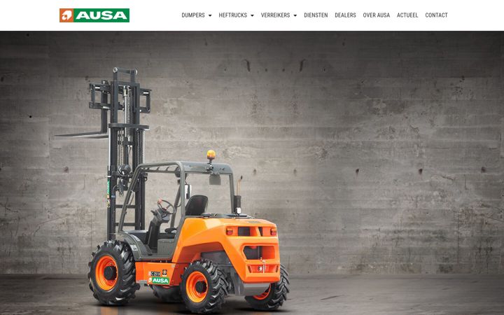 Screenshot of ausa-nederland.com