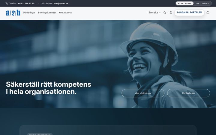 Screenshot of ausab.se