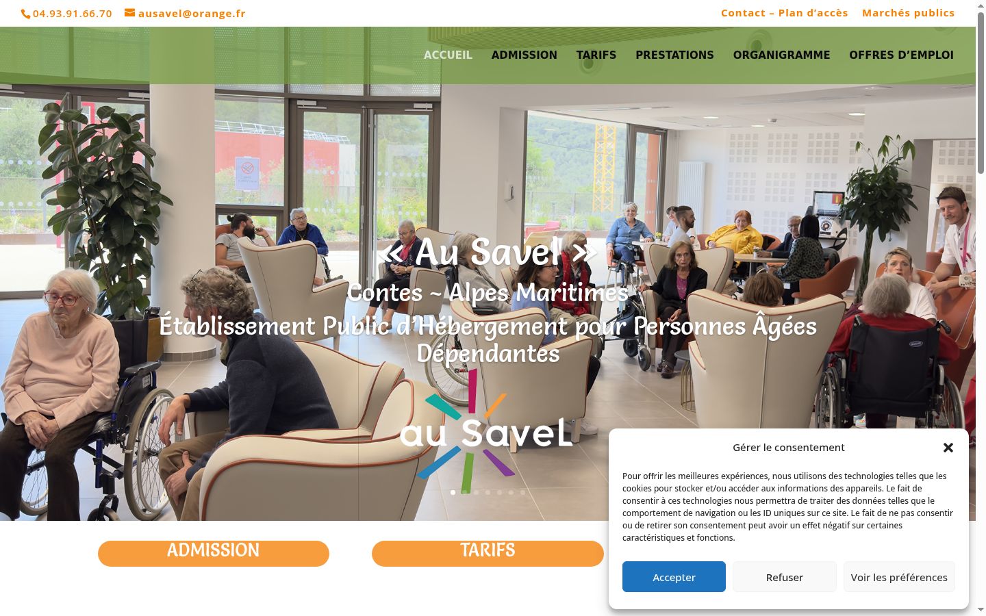 Screenshot des Einwilligungsbanners vor jeglicher Interaktion