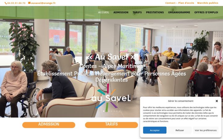 Screenshot von ausavel.fr