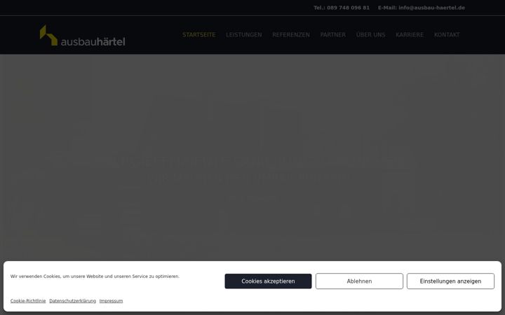 Screenshot of ausbau-haertel.com