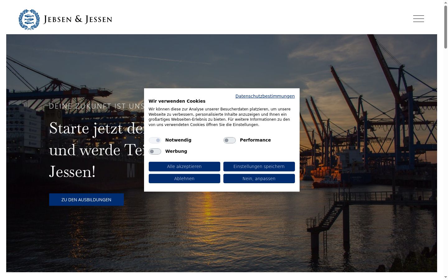Screenshot tal-banner tal-kunsens muri qabel kwalunkwe interazzjoni