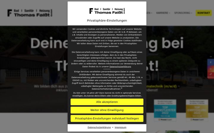 Screenshot von ausbildung-faisst.de
