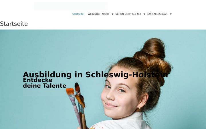 Skærmbillede af ausbildung-in-sh.de