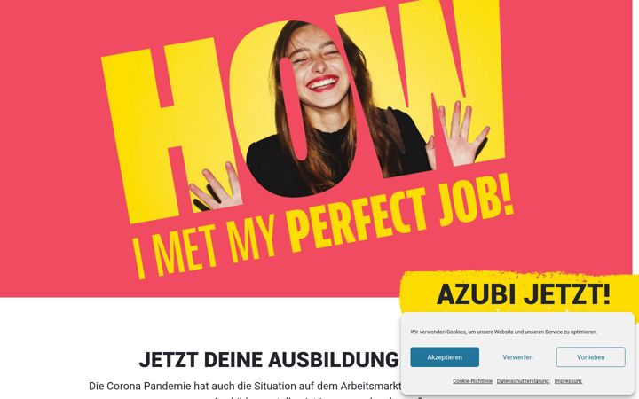 Screenshot of ausbildung-jetzt-rlp.de