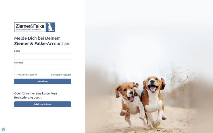 Skærmbillede af ausbildung-mit-hunden.de