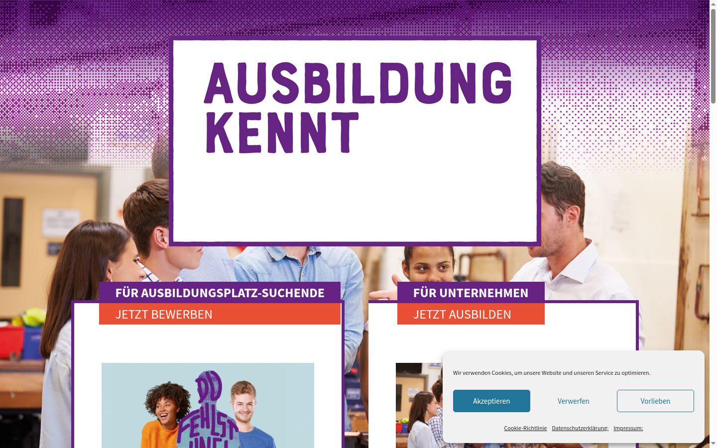Sutikimo reklamjuostės, rodytos prieš bet kokią sąveiką, ekrano kopija