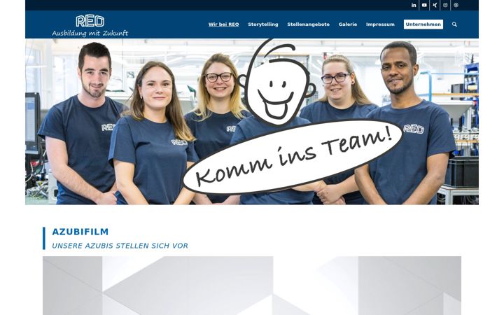 Screenshot of ausbildung-reo.de