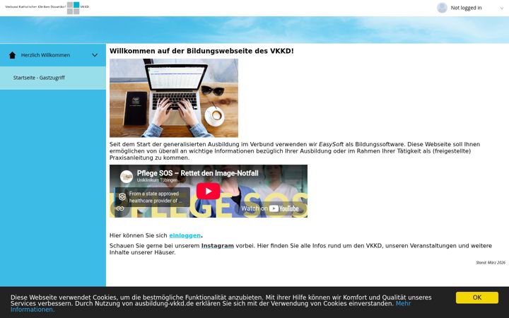 Screenshot of ausbildung-vkkd.de