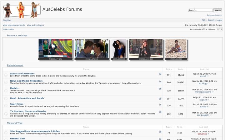 Screenshot of auscelebs.net