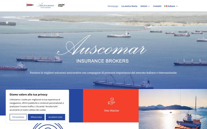 Screenshot of auscomar.it