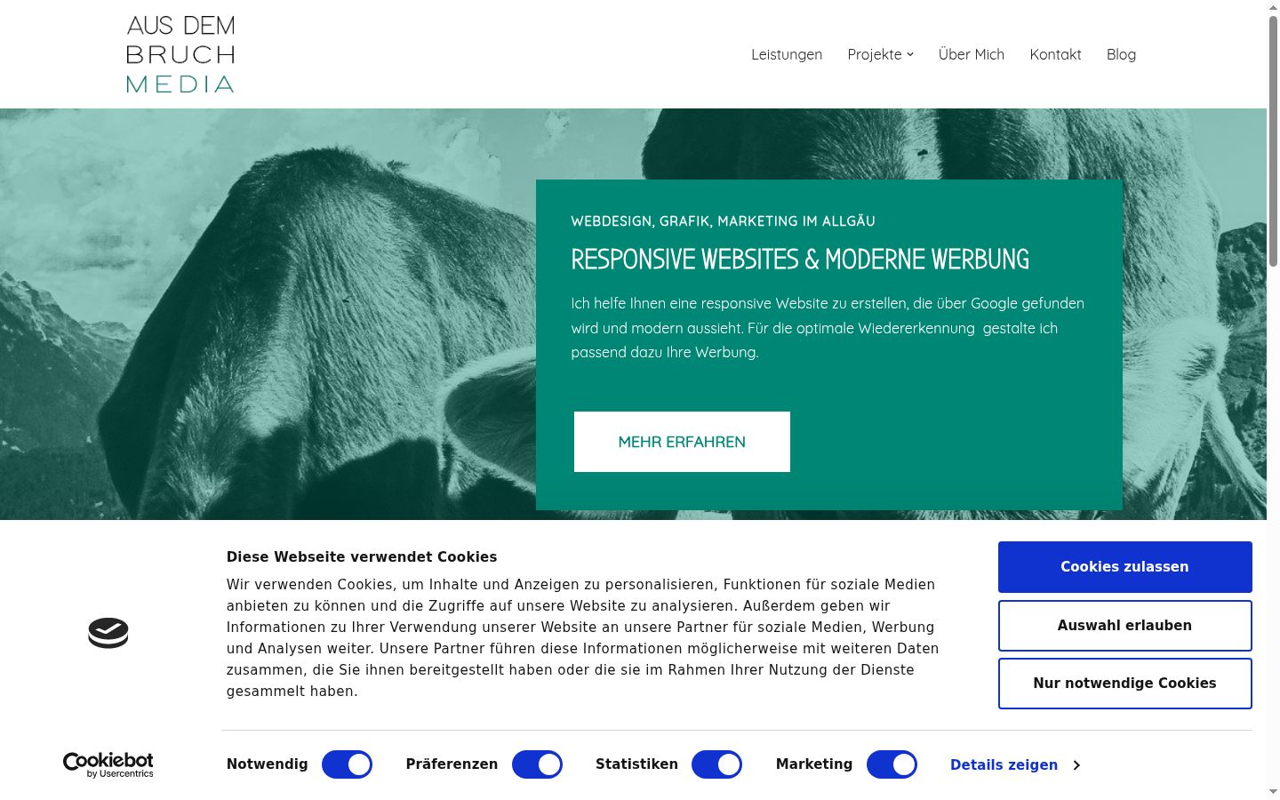 Sutikimo reklamjuostės, rodytos prieš bet kokią sąveiką, ekrano kopija