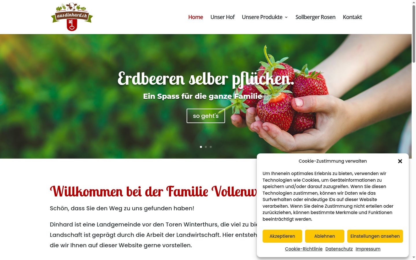 Screenshot tal-banner tal-kunsens muri qabel kwalunkwe interazzjoni