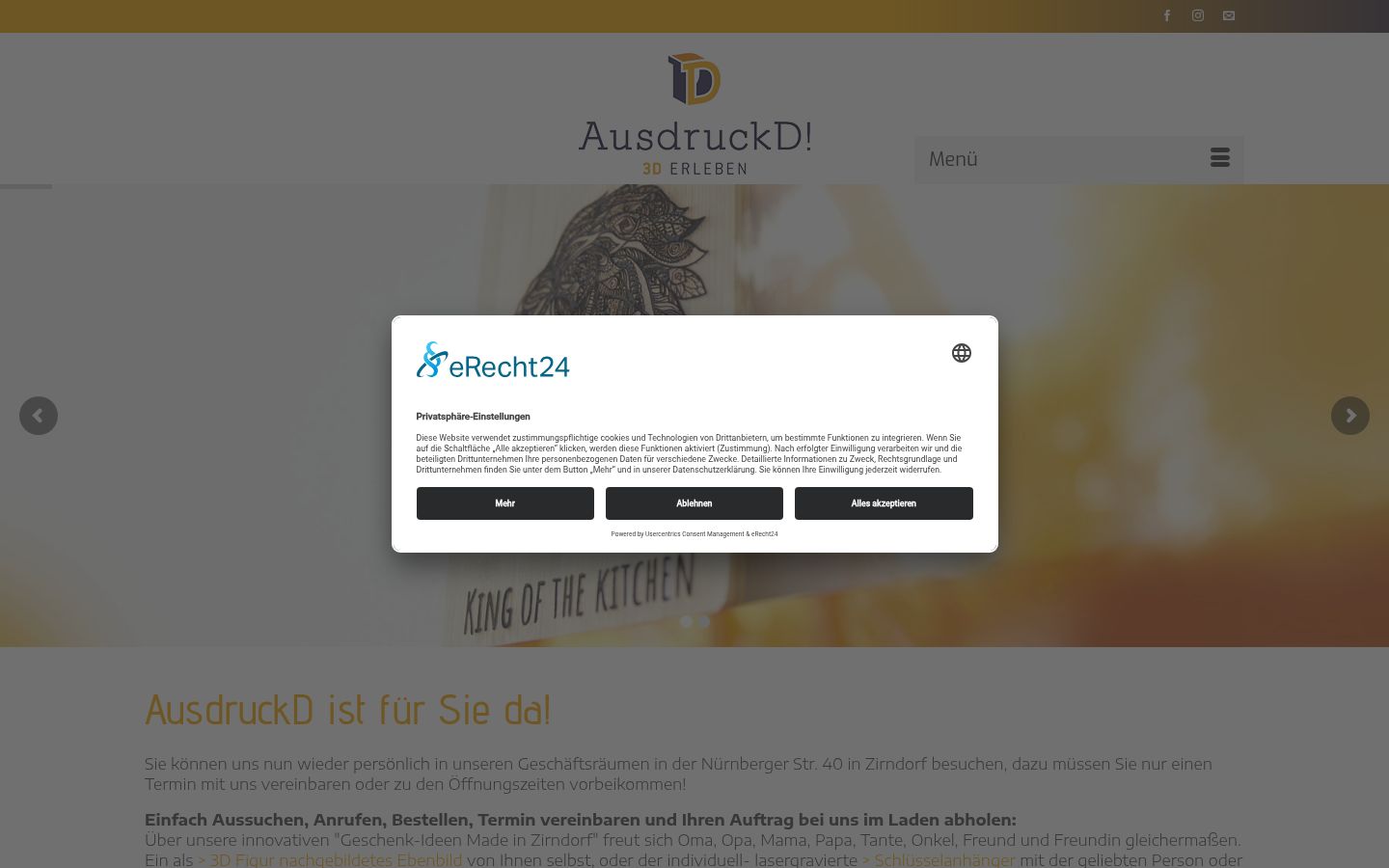 Sutikimo reklamjuostės, rodytos prieš bet kokią sąveiką, ekrano kopija