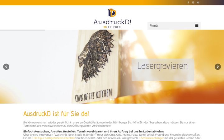 Screenshot of ausdruckd.de