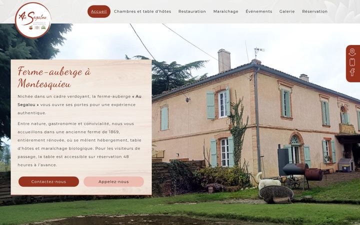 Screenshot of ausegalou.fr