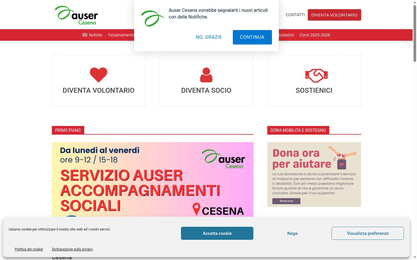 Screenshot tal-banner tal-kunsens muri qabel kwalunkwe interazzjoni