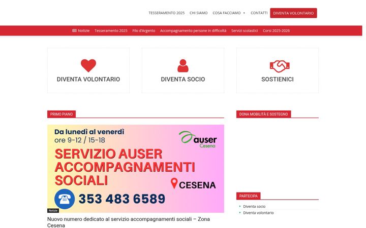 Screenshot of ausercesena.it