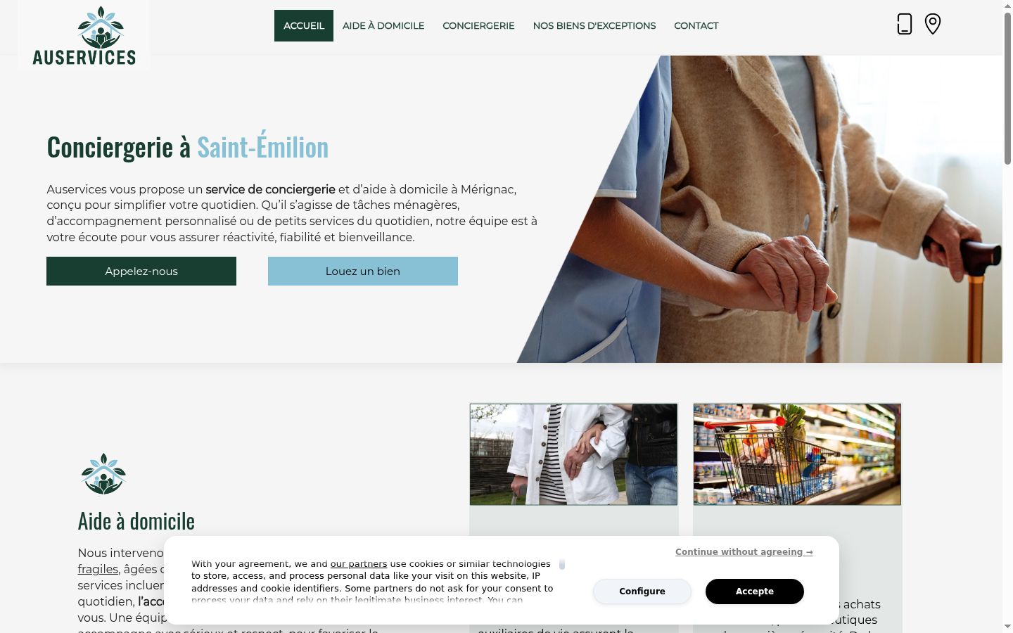 Screenshot tal-banner tal-kunsens muri qabel kwalunkwe interazzjoni