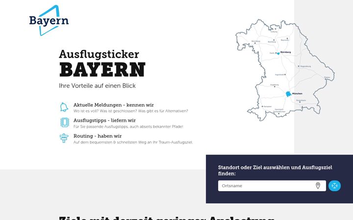 Screenshot of ausflugsticker.bayern