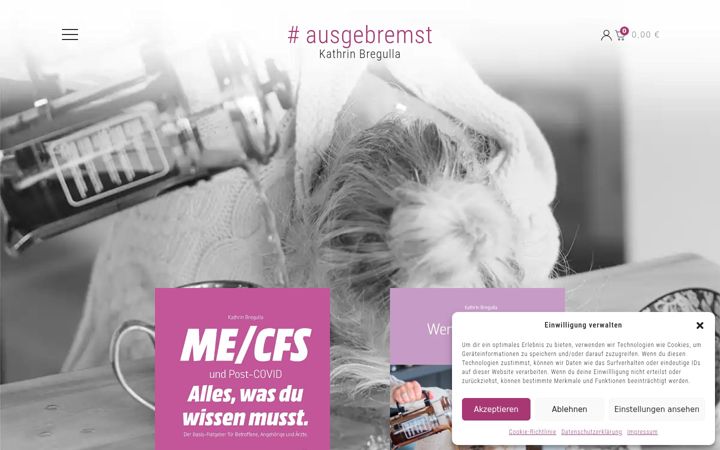 Screenshot of ausgebremst.me