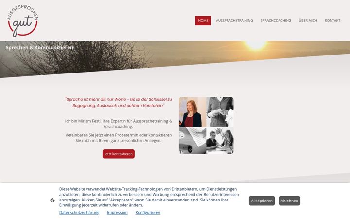 Screenshot of ausgesprochengut.com