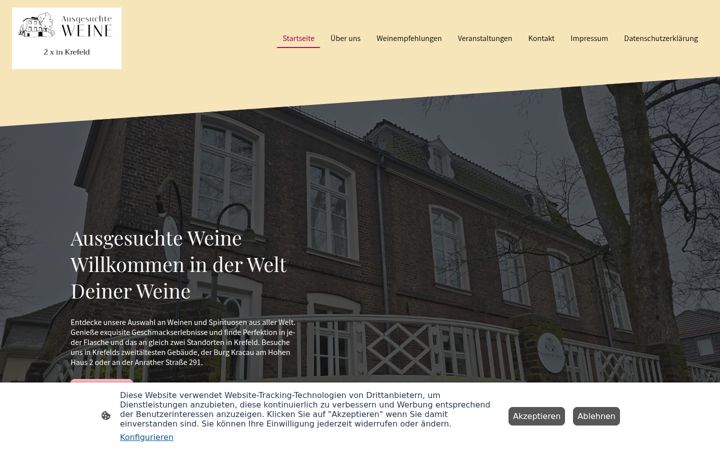 Screenshot of ausgesuchte-weine.de