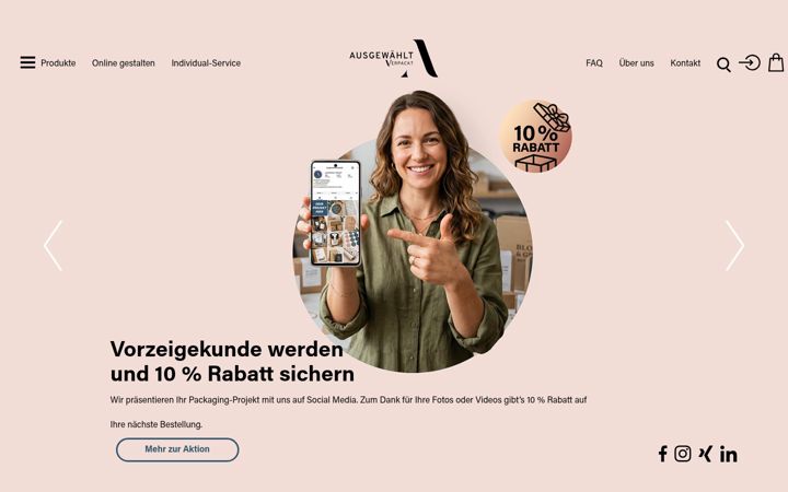 Screenshot of ausgewaehlt.com