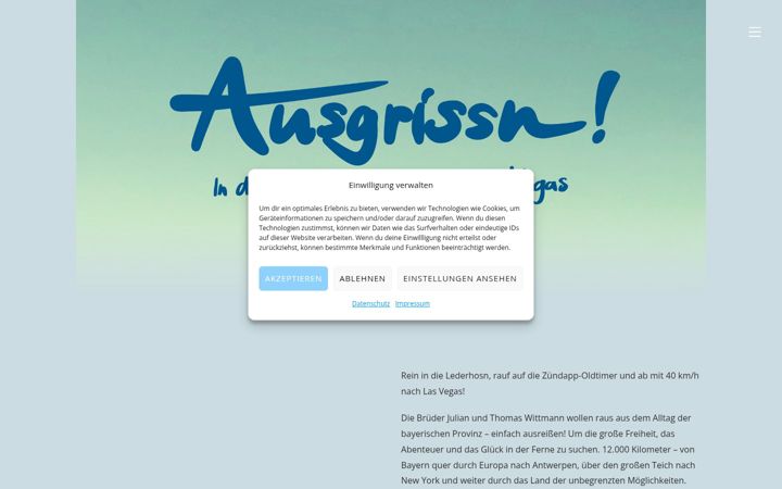 Screenshot di ausgrissn.de