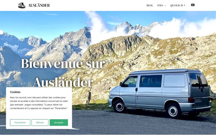 Screenshot of auslander.fr