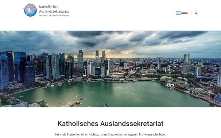 Screenshot of auslandsseelsorge.de