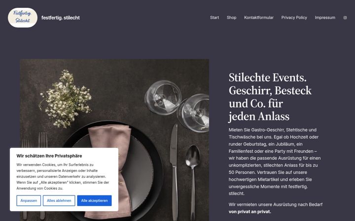 Screenshot of ausleihen-festfertig.ch