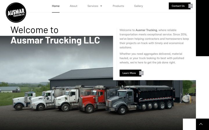 Screenshot of ausmartrucking.com