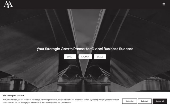 Screenshot of ausminadvisors.com