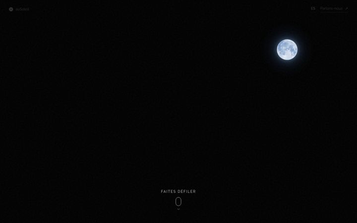 Screenshot of ausoleil-visual.com