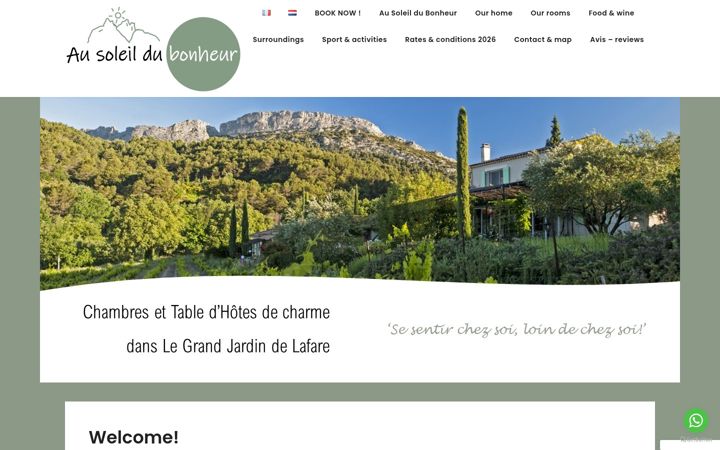Screenshot of ausoleildubonheur.fr