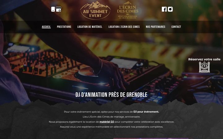 Screenshot of ausommet.eu