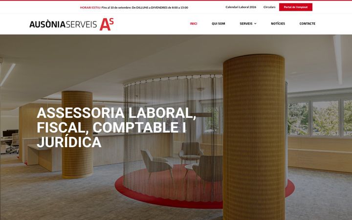 Screenshot of ausoniaserveis.cat