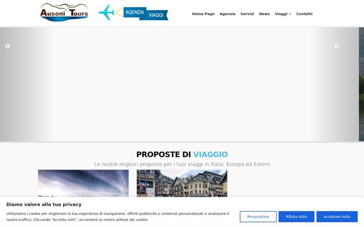 Screenshot of ausonitours.it