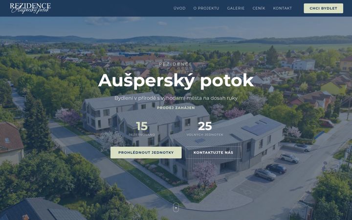 Screenshot of auspersky-potok.cz