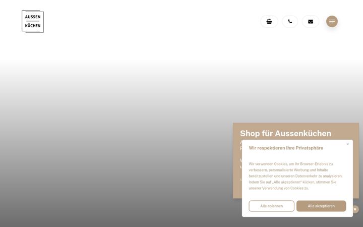 Screenshot of aussen-kuechen.ch
