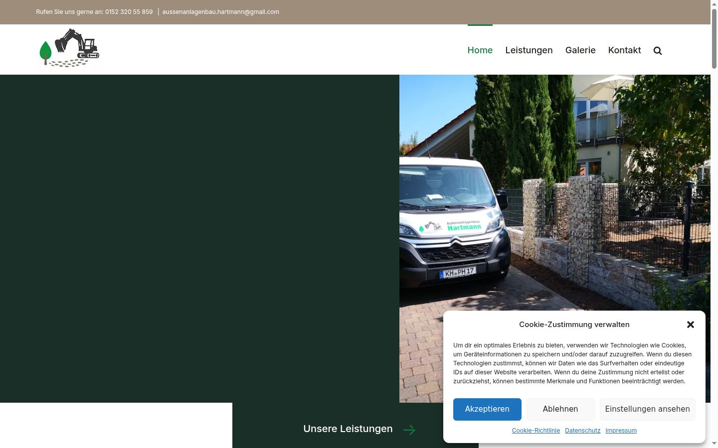 Snímek obrazovky baneru souhlasu zobrazeného před jakoukoli interakcí