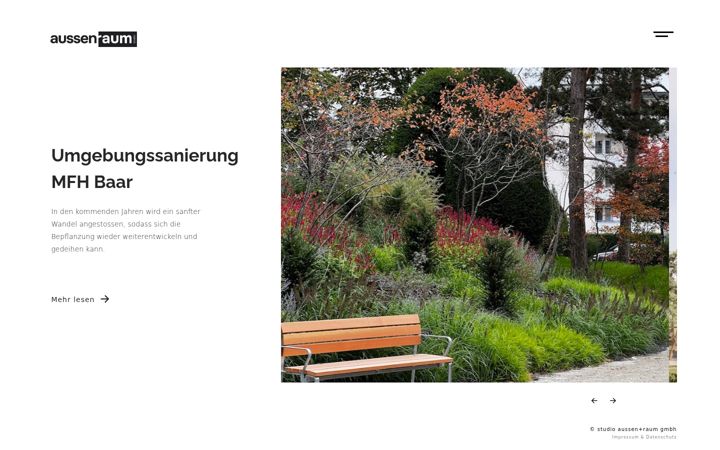Screenshot of aussenraum.studio