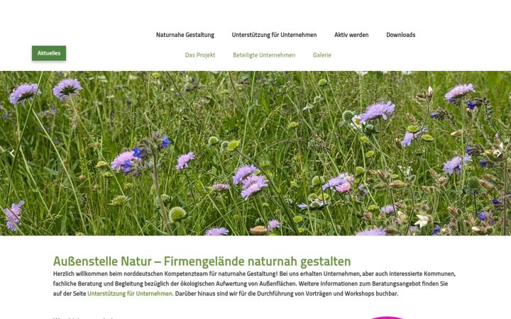 Screenshot of aussenstellenatur.de