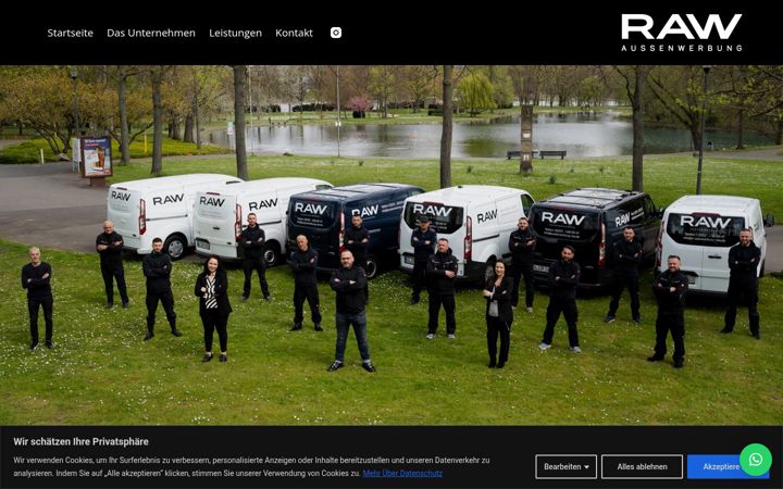 Screenshot of aussenwerbung-raw.de