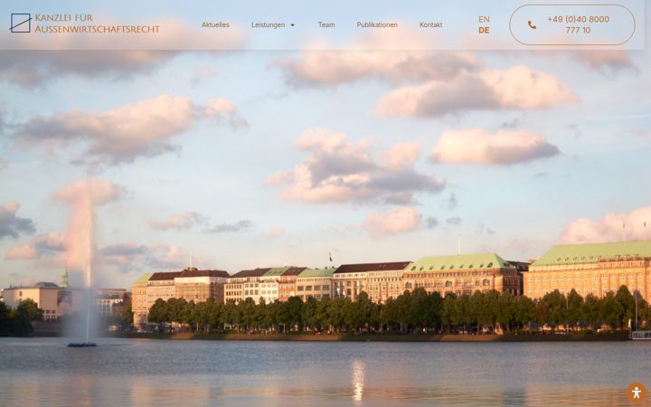 Screenshot of aussenwirtschaftsrecht.eu