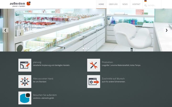 Screenshot of ausserdem.com