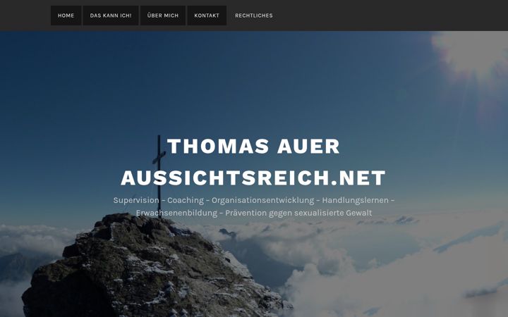 Screenshot of aussichtsreich.net