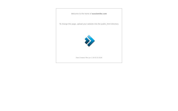 Screenshot of aussiemike.com